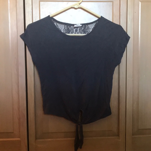 Gray lace shirt - Picture 1 of 6